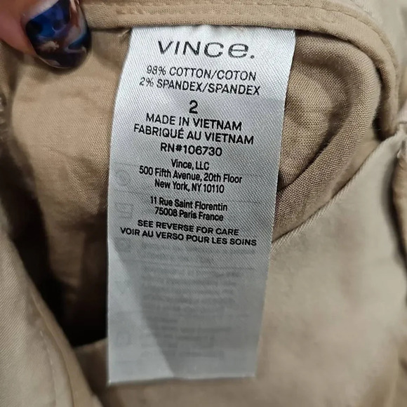 NWOT Vince Coin Pocket Bermuda Short Sz 2 - Picture 12 of 12